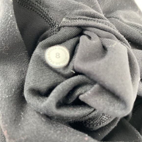 LULULEMON Athletica Black Leggings Tights Size 8 - Picture 6 of 6